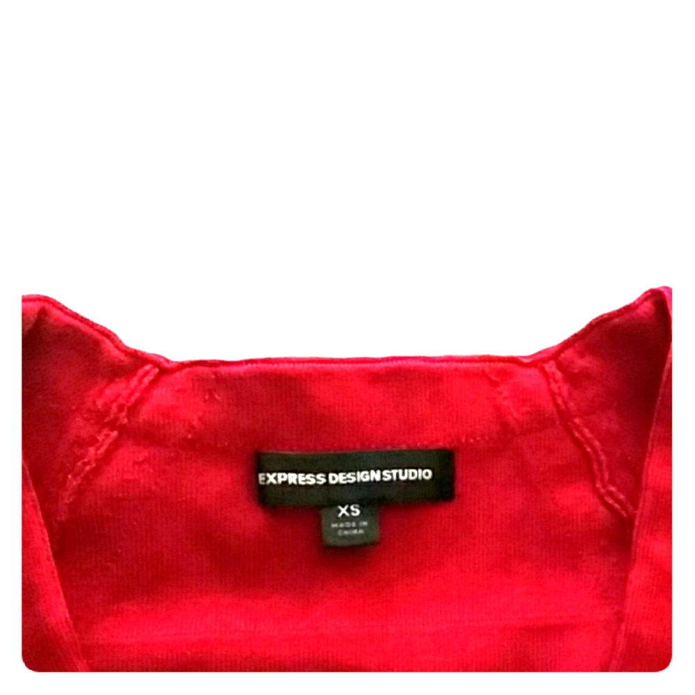 Sexy Red Express Bodycon Dress XS